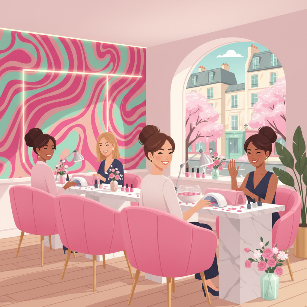 NIA Nails Bastille : Le nail salon le plus girly de Paris 12